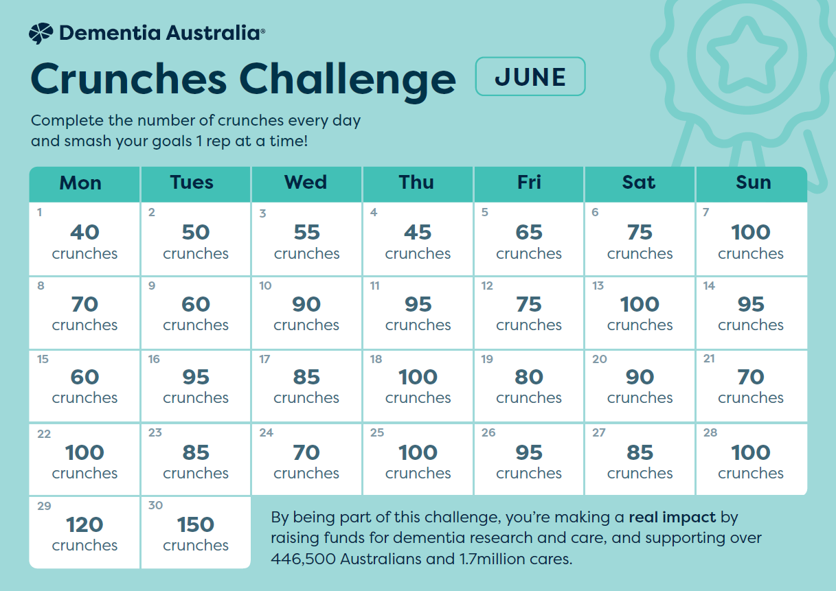 Crunches Challenge - Calendar