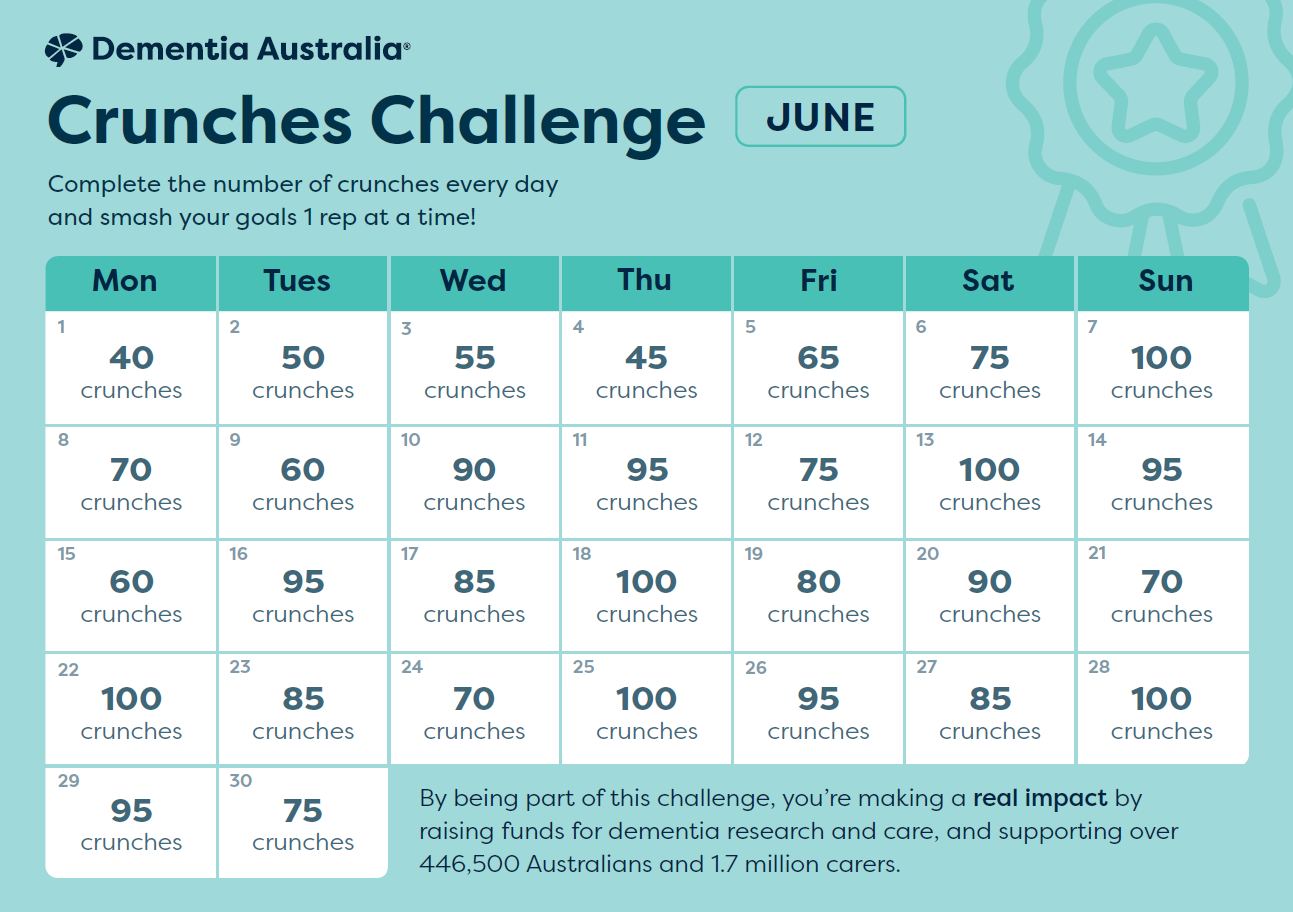 Crunches Challenge - Calendar